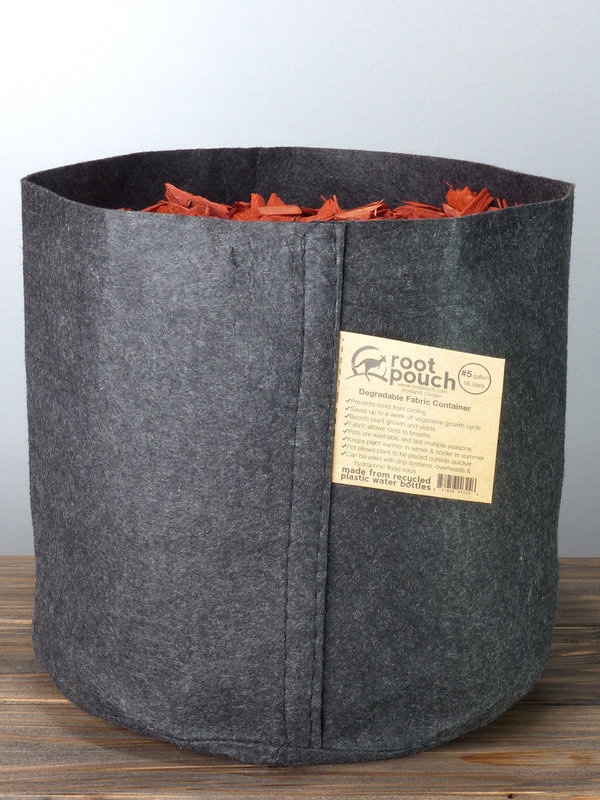 Root Pouch Black #5 Gallon / 16 Liter ohne Griffe